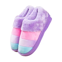 winter slippers womens cotton shoes indoor plush slippers women plush warm home flat slippers lightweight soft comfortable