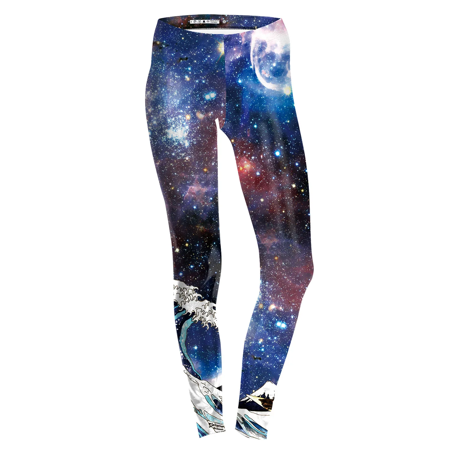 

Женские леггинсы в стиле панк для тренировок и фитнеса с 3D принтом, эластичные вечерние гинсы для девушек со средней талией, спортивные штан...