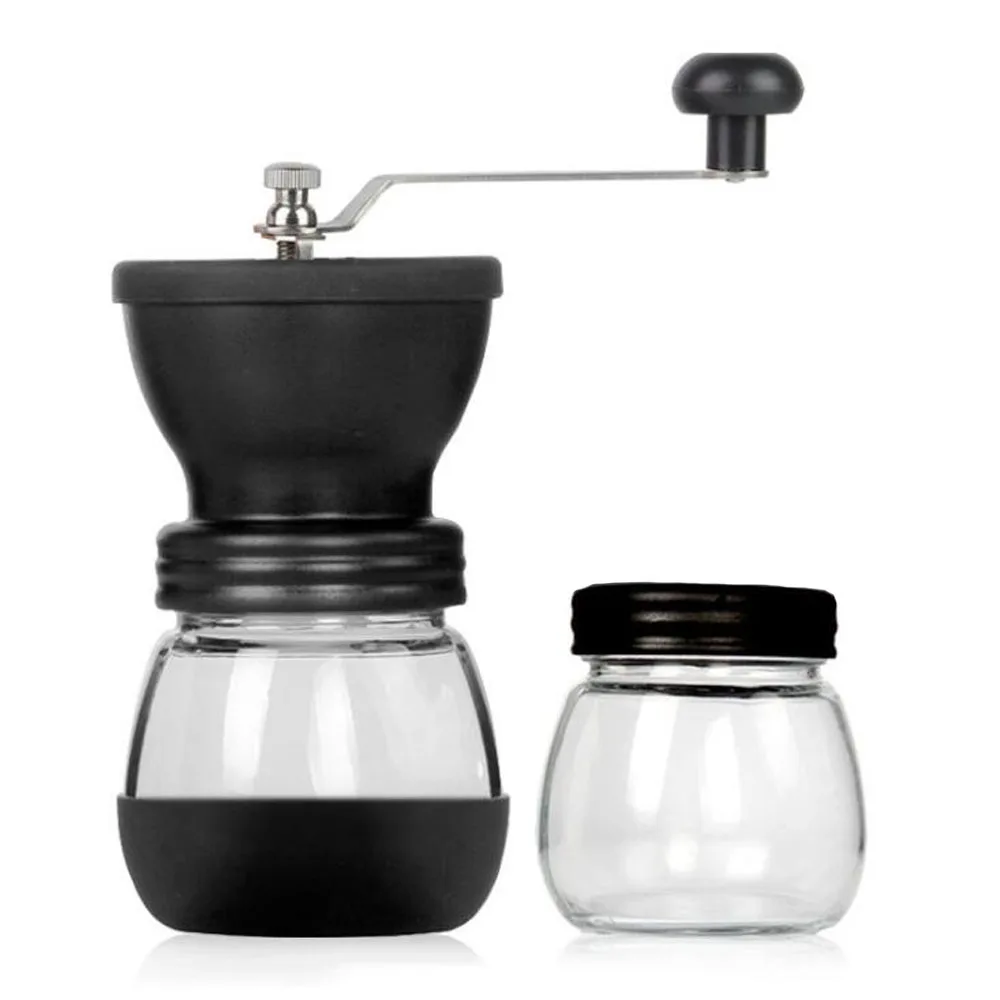 Портативная ручная кофемолка кофеварка моющаяся с уплотнением|Ручные кофемолки|