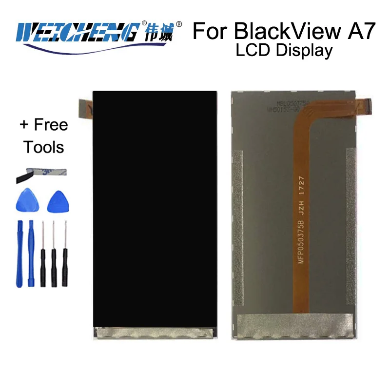 WEICHENG протестирован для BlackView A7 ЖК-экран Ремонт Часть Для pro LCD Замена + Бесплатные