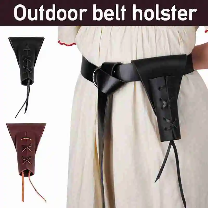 Из искусственной кожи ремень меч катана оболочка кобура средневековый Warriror