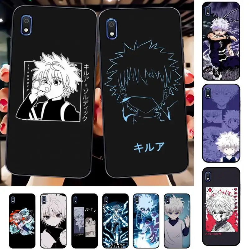 

TOPLBPCS Hunter X Hunter Killua Zoldyck Anime Phone Case for Samsung A51 01 50 71 21S 70 31 40 30 10 20 S E 11 91 A7 A8 2018