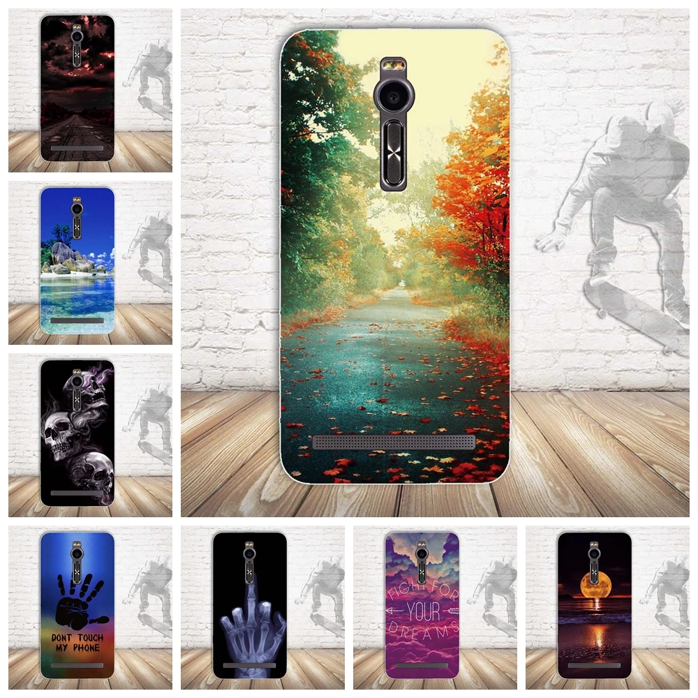 Чехол для телефона Asus Zenfone 2 ZE551ML ZE550ML Мягкий силиконовый чехол / Funda|Бамперы| |