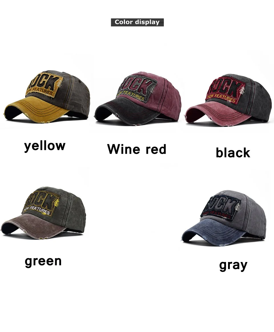

Spring New Style Wholesale High Quality Washed Cotton Adjustable Solid Color Baseball Cap Unisex Couple Cap Fashion Casual HAT