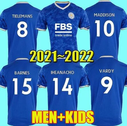 

21 22 new Leicester shirts VARDY MADDISON NDIDI city camiseta maillot de kids adult jerseys shirts child 2021 2022