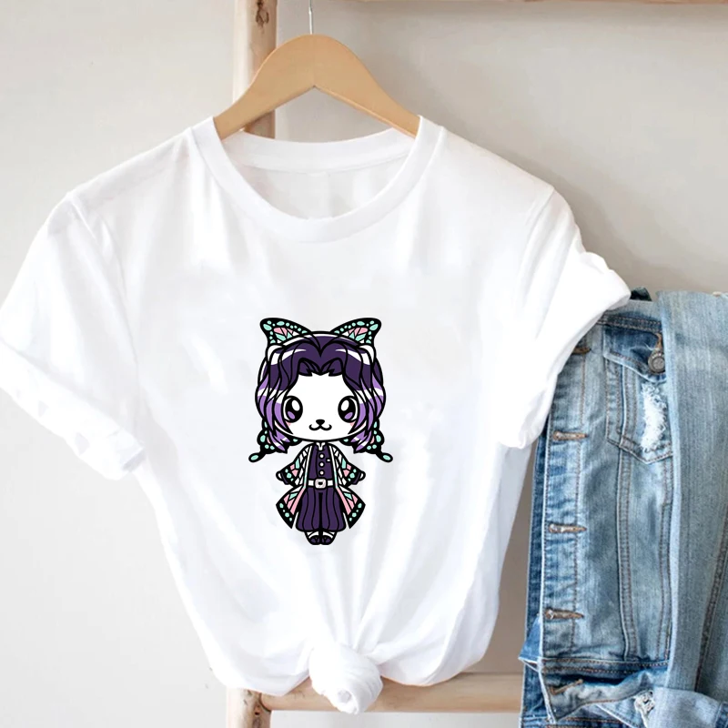 

Demon Slayer Anime Manga Goth T-Shirt Summer Cartoon Nice Loose Woman Tshirts Gothic Camiseta De Mujer Top T Shirt Tees