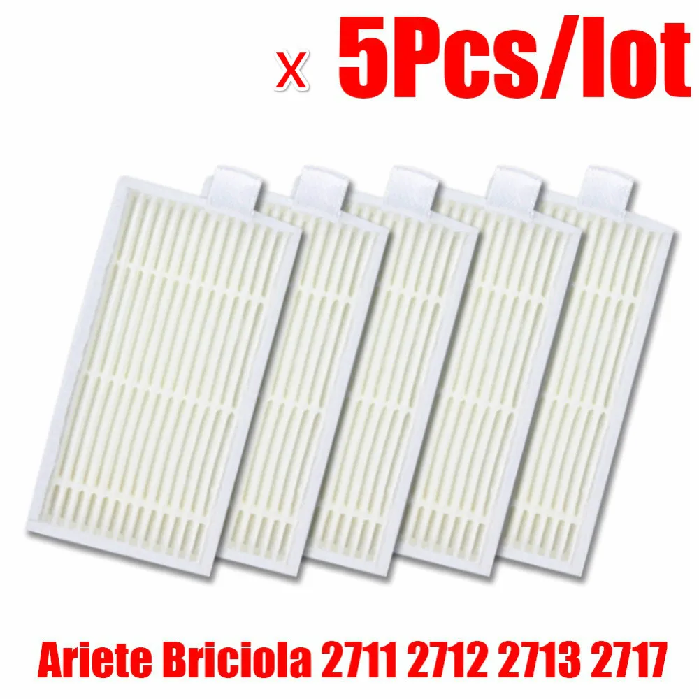 

Запчасти для робота-пылесоса Ariete Briciola 2711 2712 2713 2717, 5 шт.