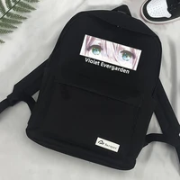 manga violet evergarden backpacks for teenager japanese anime funny travel school bag pack students school backpack sac a dos