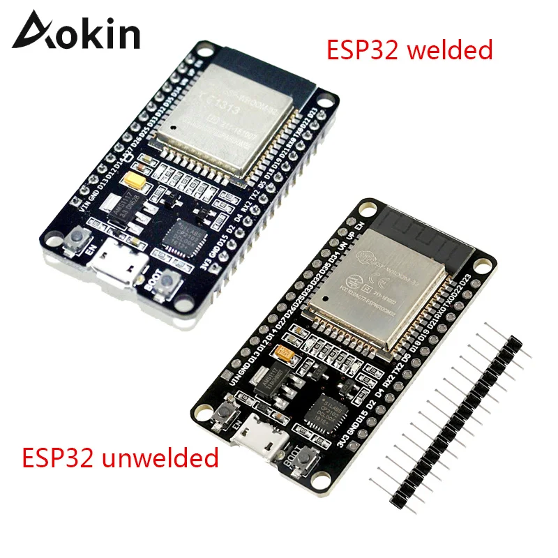 ESP32 ESP 32S WiFi макетная плата WROOM 32 NodeMCU микроконтроллер процессор интегрированный