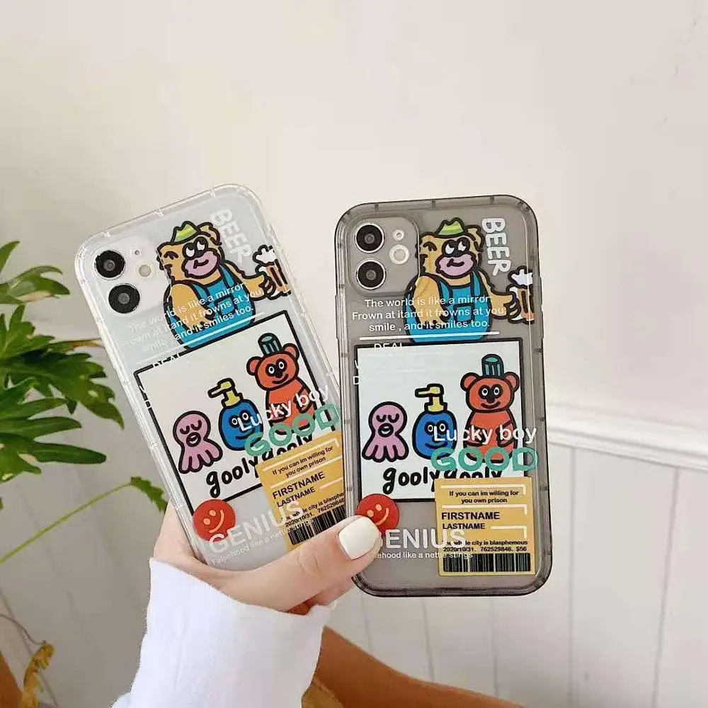 

Graffiti For iphone 12 pro max 7 8 11 xs max xr plus x silicone phone case cover anti-knock capa fundas shell