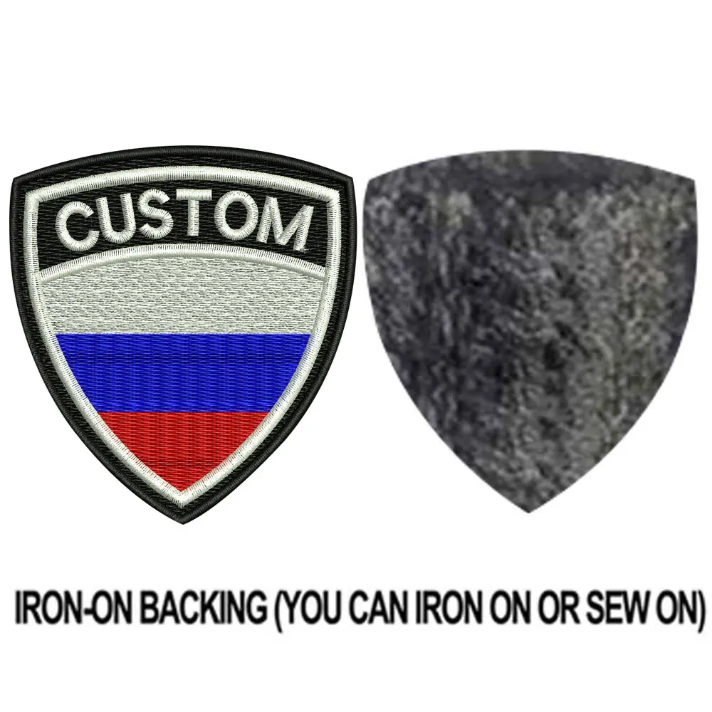 Именные нашивки на заказ с изображением России | Дом и сад