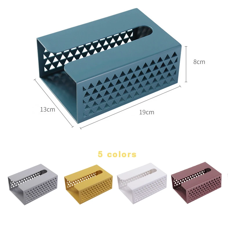 Тканевый ящик настенный самоклеющийся держатель для салфеток пластиковый