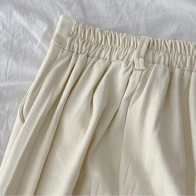 Новые весенние брюки с широкими штанинами женские драпированные Элегантные