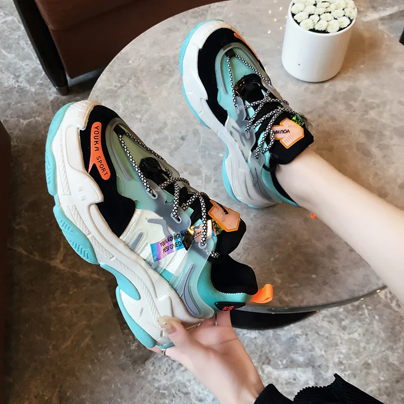 Женские кроссовки в римском стиле Times радужные женские дышащие сетчатые на