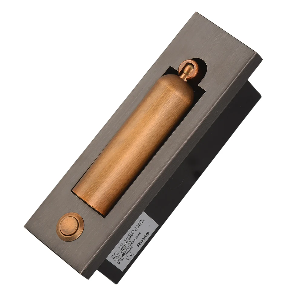 

Led wall lamp, 360 degree rotation of lamp cap, bedside lamp in living room, bedroom, hotel bedside lamp, button switch