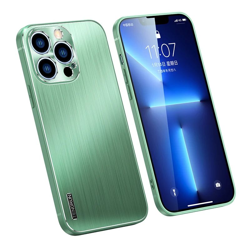 Ультратонкий чехол из алюминиевого сплава для iPhone X XR XSMax 11 12 13Promax - купить по