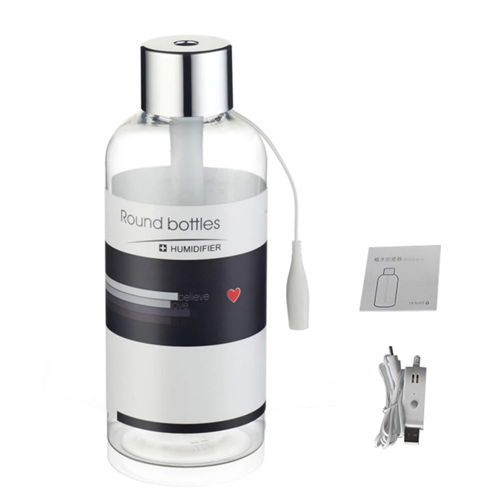 

300ml Mini Portable Mute Car USB Bottle Air Humidifier Purifier Mist aromatherapy umidificador essential oil diffuser