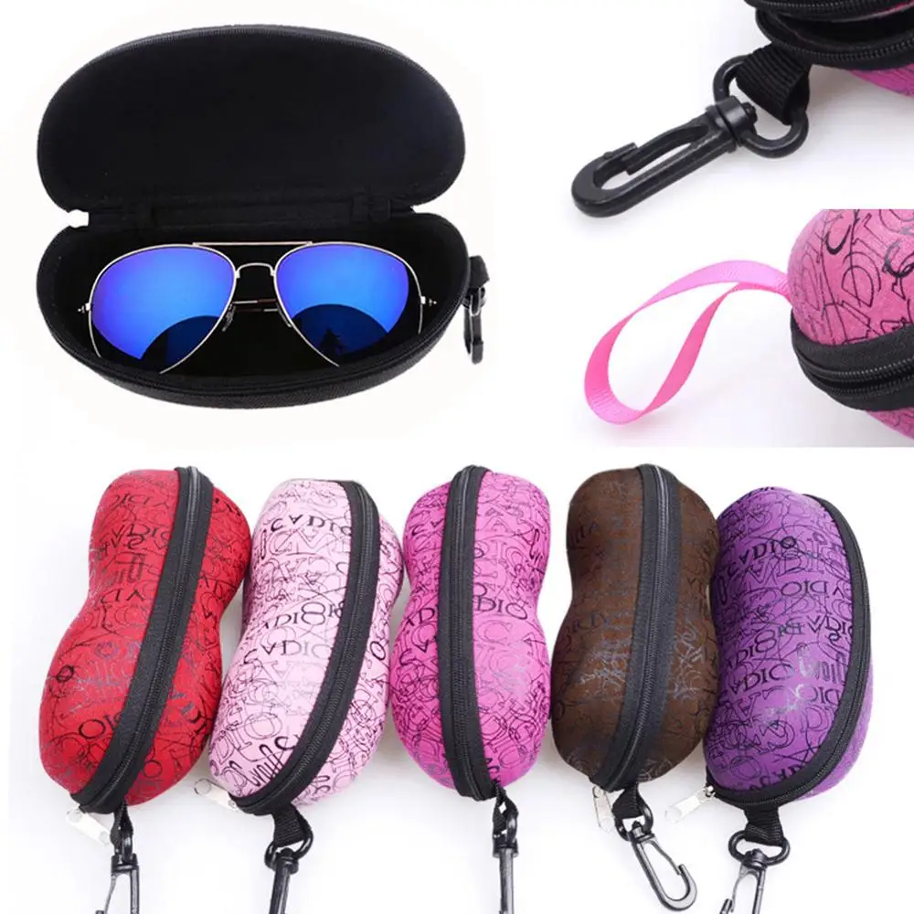 Портативный Чехол для очков модный защитный чехол на молнии Жесткий