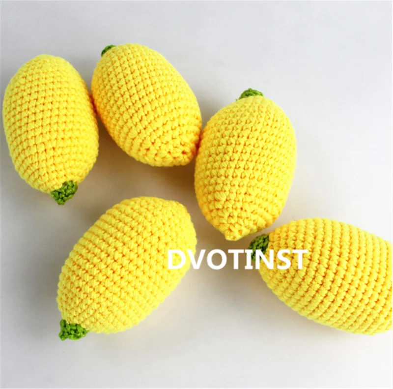 Dvotinst/реквизит для новорожденных; мягкий костюм для маленьких мальчиков и девочек; вязаный комплект одежды с кроликом для новорожденных; реквизит для фотосессии; аксессуары - Цвет: 1pc Lemon