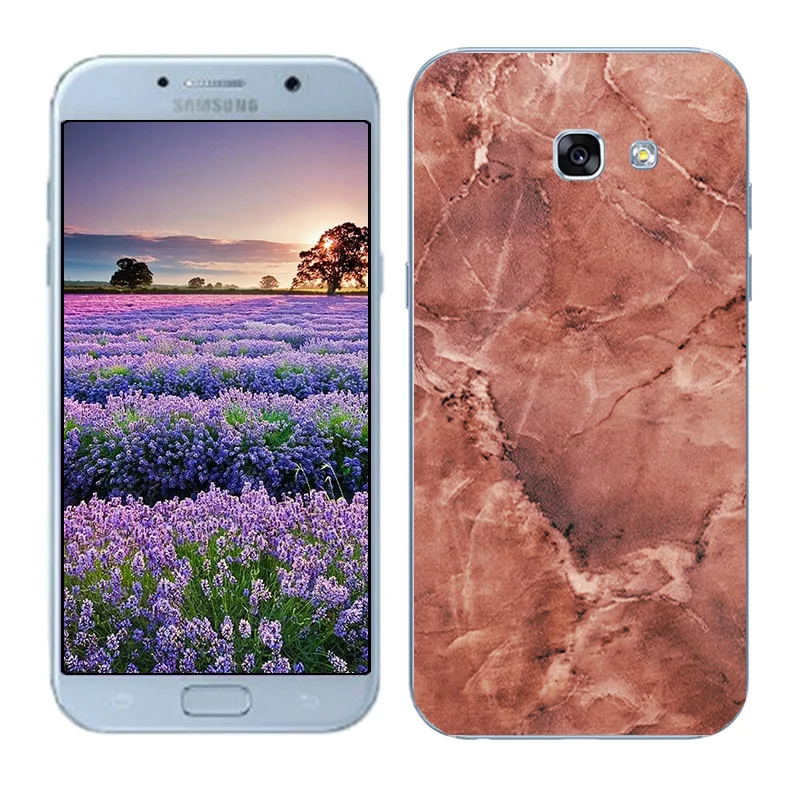 Чехлы для телефонов samsung Galaxy A5 A3 мягкие ТПУ Fundas Para Coque DIY окрашенный плотный чехол для телефона Galaxy A7 Shell - Цвет: 25