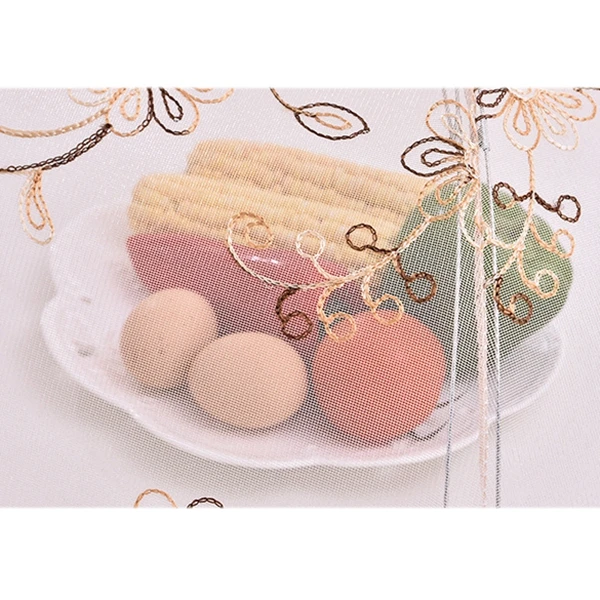 LBER Новое Кружевное складное блюдо крышка Еда пыли из чистой ткани ажурного