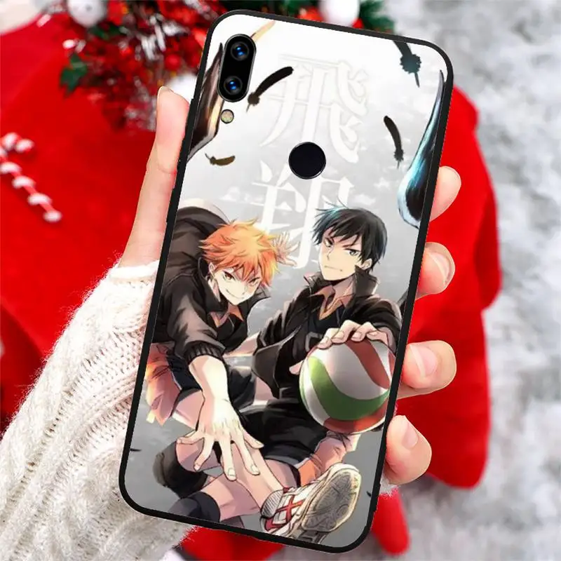 

Haikyuu Hinata Japanese anime Phone Case For Xiaomi Redmi note 7 8 9 t k30 max3 9 s 10 pro lite
