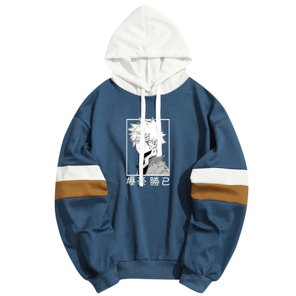 

Толстовка Мужская/Женская в стиле аниме «Моя геройская Академия», тонкий свитшот с японским мультяшным принтом в стиле Харадзюку, свободны...