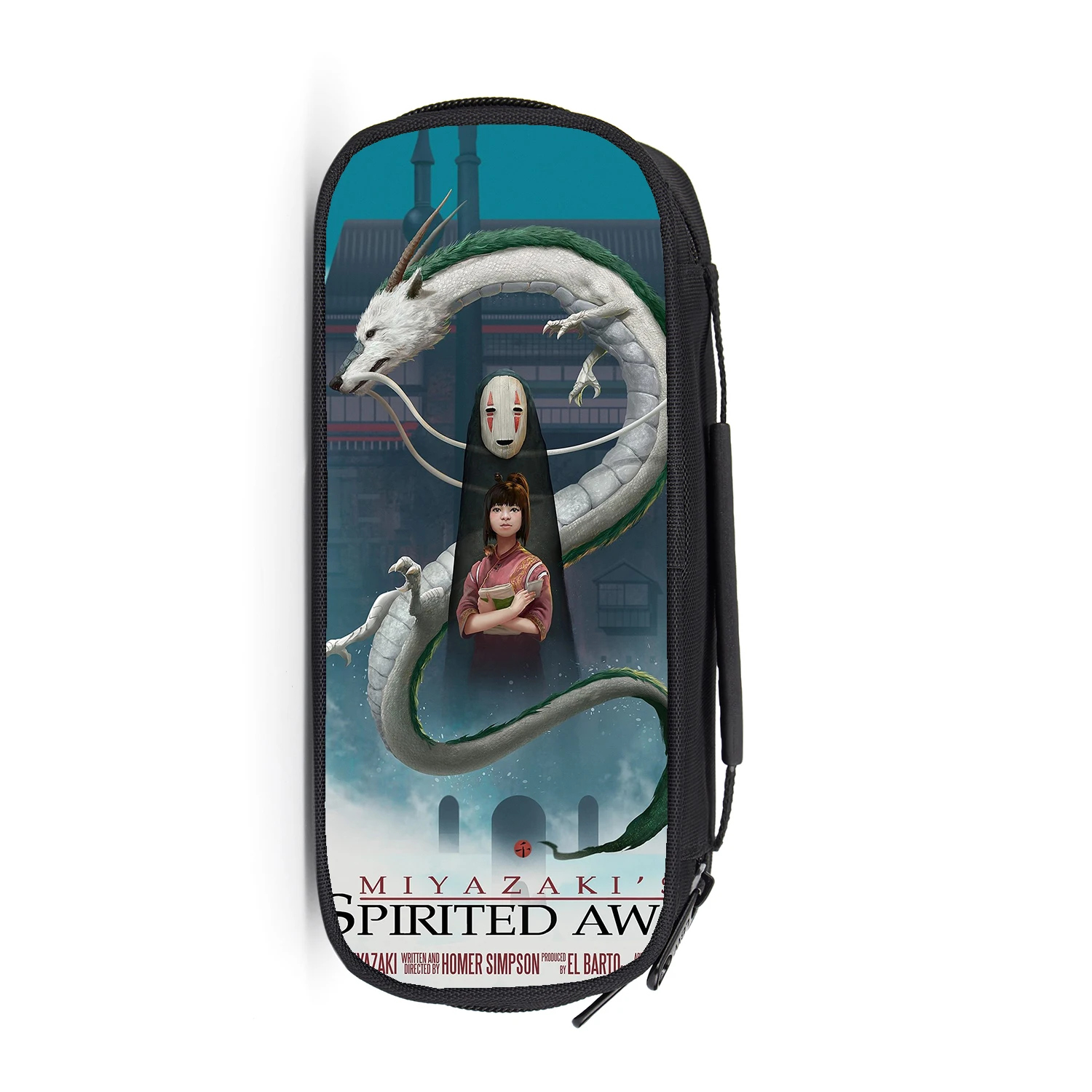 

Spirited Away Hayao Miyazaki No Face Boys Girls мультяшный Чехол-Карандаш сумка искусственная сумка Детский кошелек