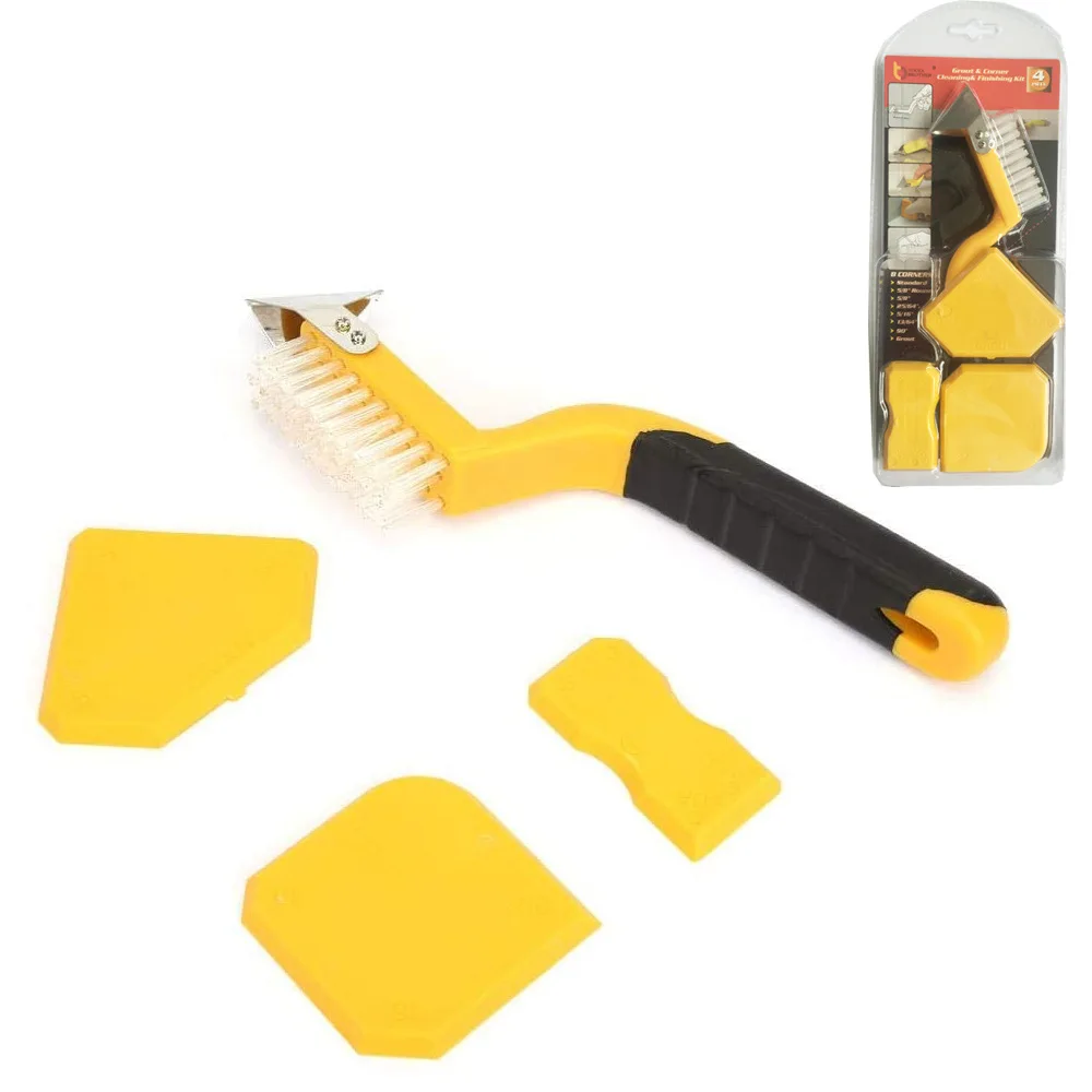 

Caulking Tool Kit Combination Silicone Tools Door Hardware Cement Glass Sealing Set Sealant Hand Blister Remover Scraper