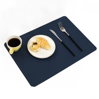 inyahome place mats faux leather pu placemats waterproof table mats easy wipe clean dining home table non slip placemat coaster