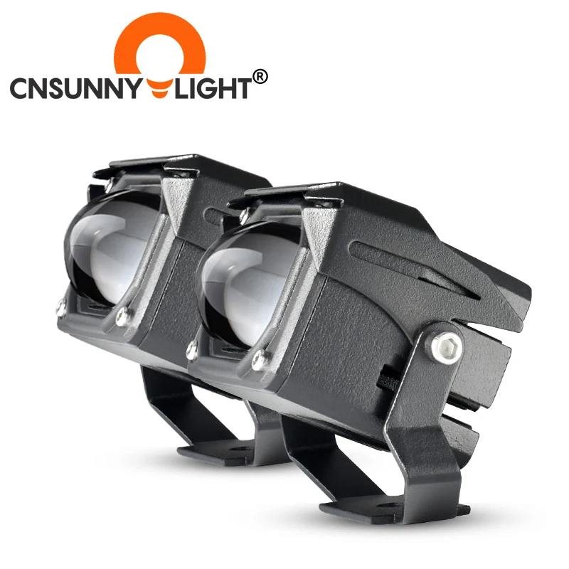 CNSUNNYLIGHT мини двухцветный светодиодный прожектор рабочие фары Противотуманные 4X4 для внедорожника