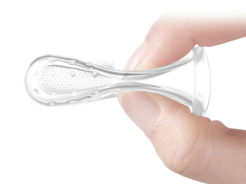 1 комплект мягкая детская зубная щетка и коробка силиконовая Детская уход за