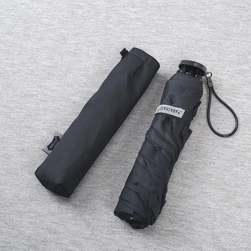 

115g Carbon Fiber Mini Umbrella Folding Pencil Parasol UV Sun Pocket Umbrella Windproof Light Small Travel Gift Paraguas SY274