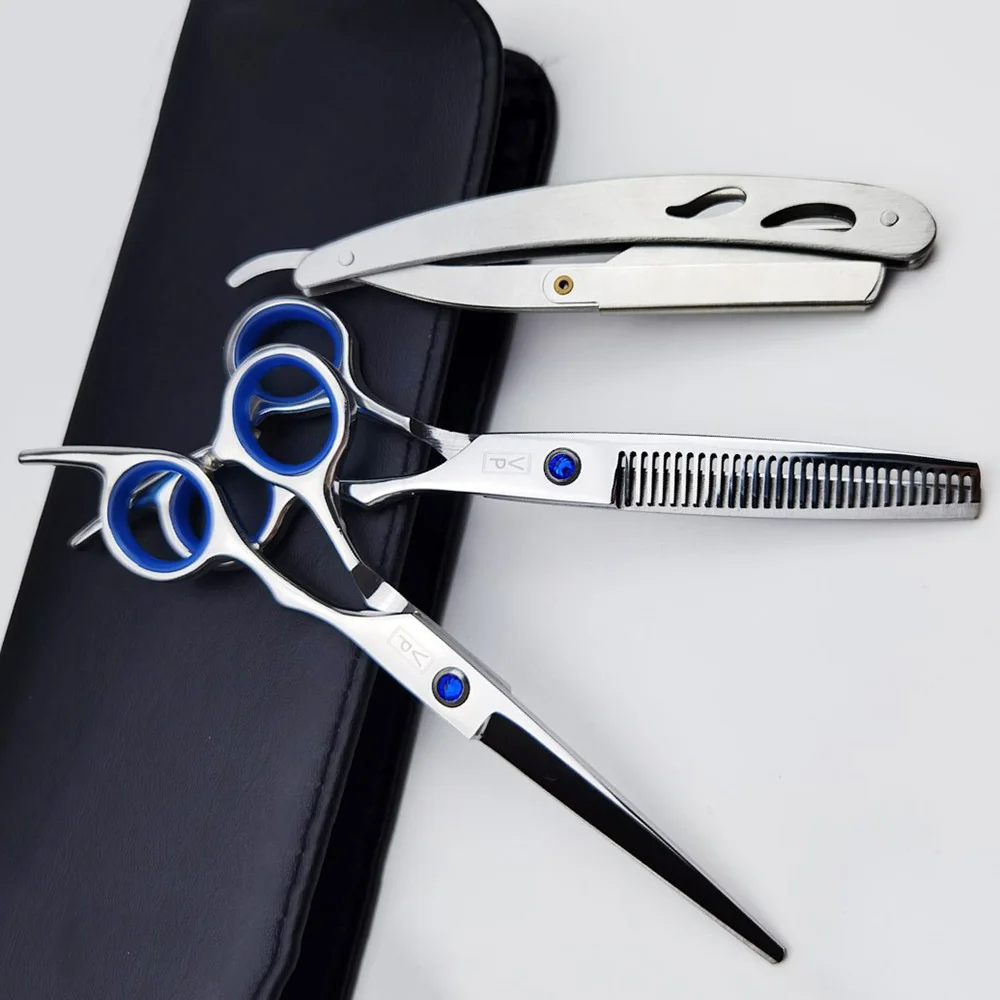 

Ножницы для стрижки волос 6,0 "JP 440C нержавеющие филировочные ножницы, парикмахерские ножницы Профессиональные ножницы для волос салон набор ...