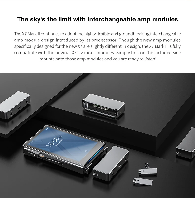 FiiO X7II x7 ii X7 Mark II с сбалансированным модулем AM3A на базе Android wifi Bluetooth 4,1 APTX без потерь DSD портативный музыкальный плеер