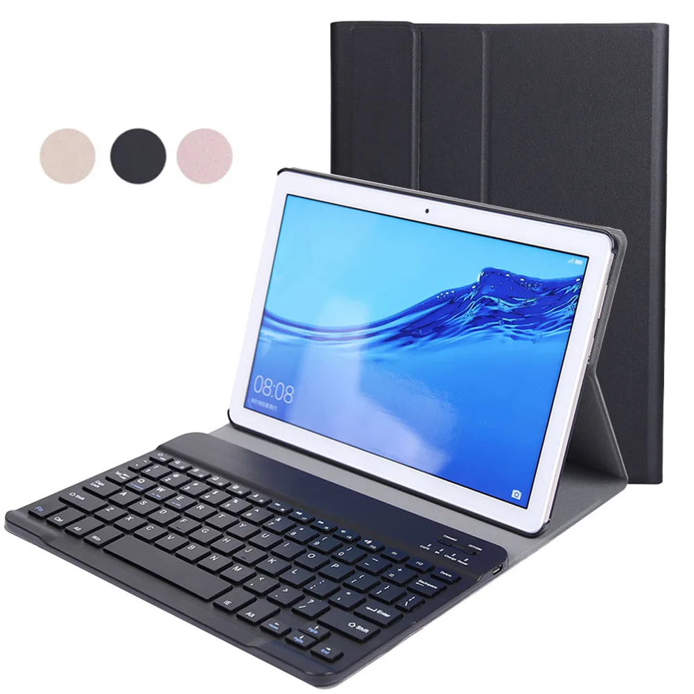 

Чехол с беспроводной Bluetooth-клавиатурой для планшета Huawei MediaPad T5, 10,1 дюйма, Φ L09 L03 W19, Honor Pad 5 10,1 дюйма