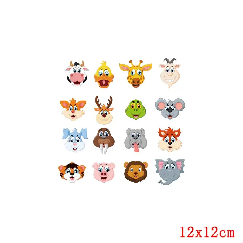 Милые Мультяшные нашивки для глажки детей нанесение утюга на патчи s друг друга