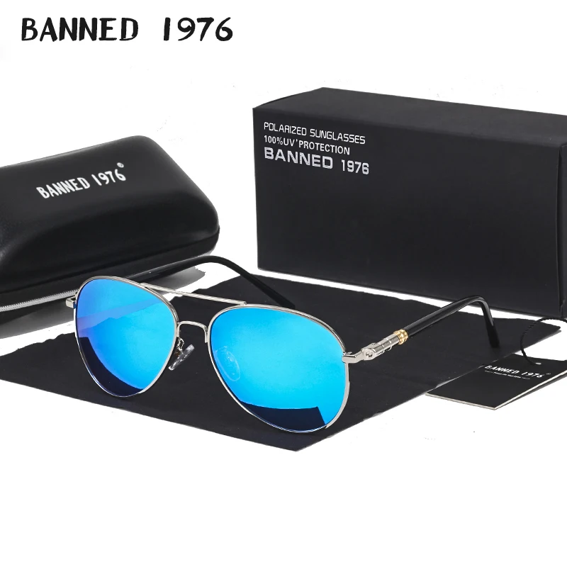 Брендовые HD поляризованные солнцезащитные очки UV400 для мужчин и женщин, крутые модные очки для глаз, солнцезащитные очки с аксессуарами для вождения, авиационные очки
