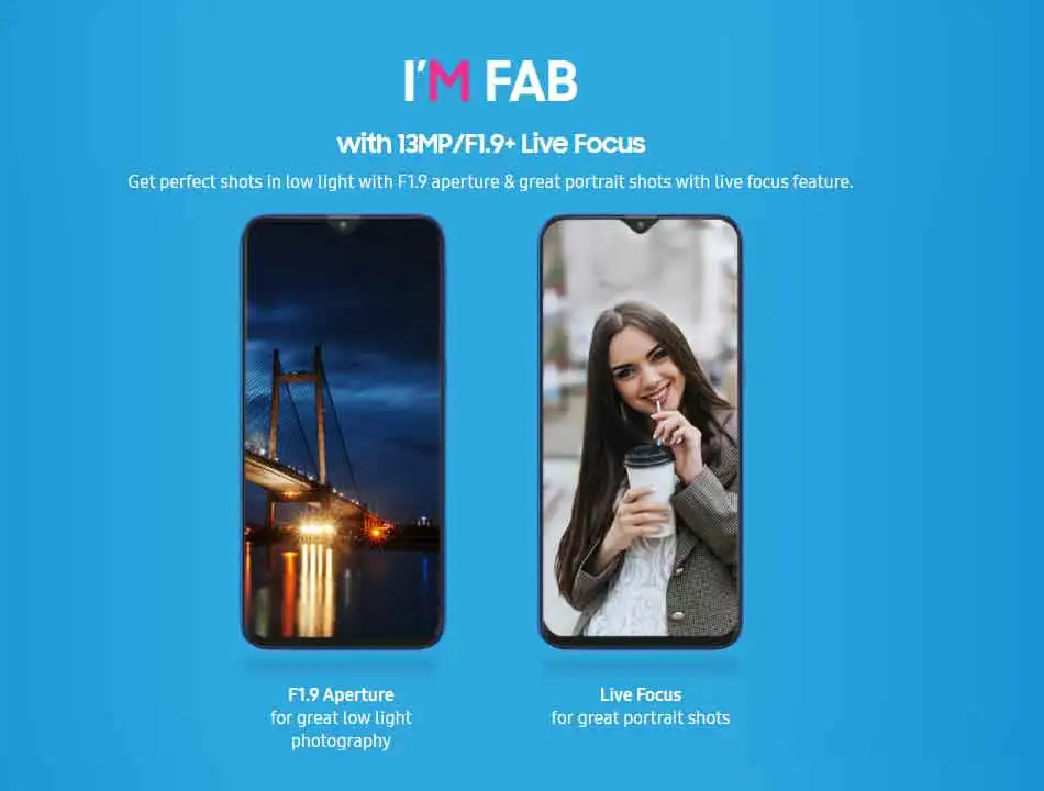 Мобильный телефон samsung Galaxy M20 M205F/DS Dual SIM 5000mAh 6," Exynos 7904 3 GB/4 GB ram 32 GB/64 GB rom 4G