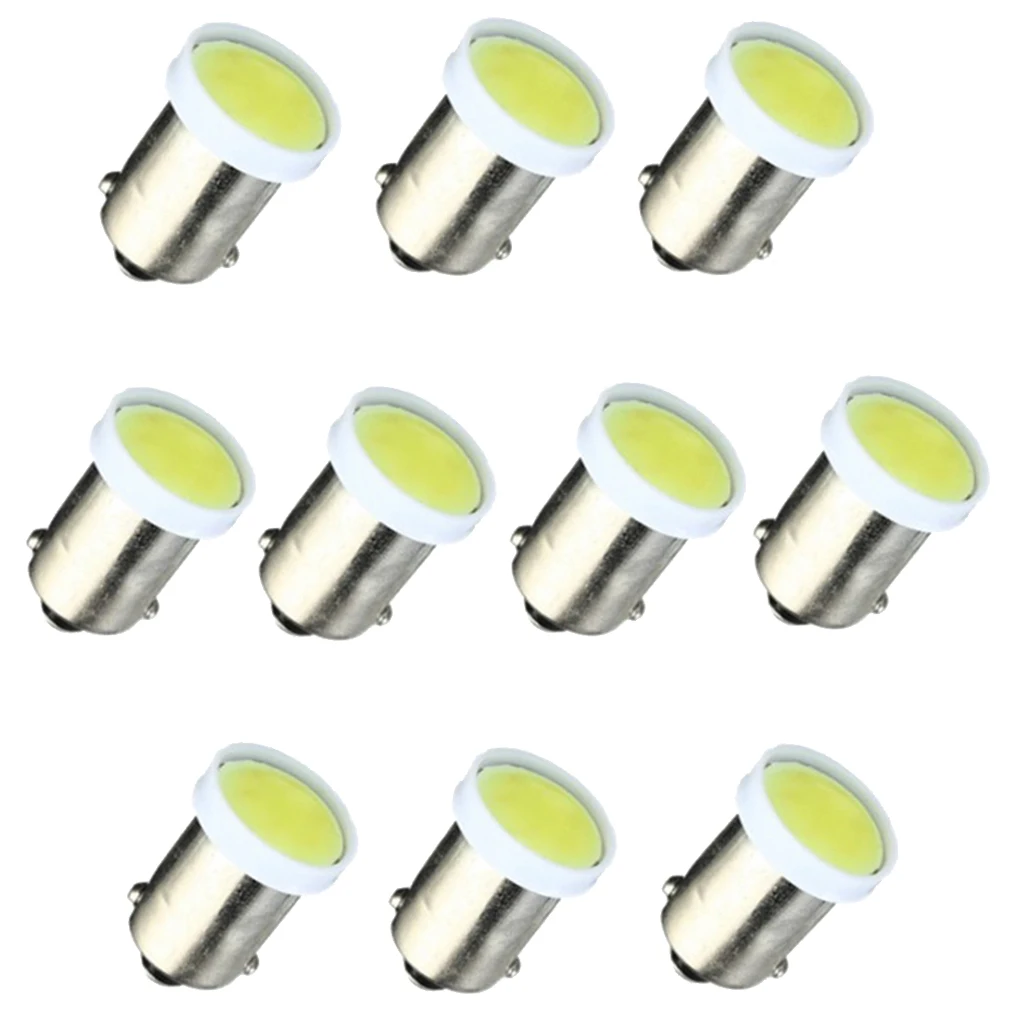 

10x BA9S COB LED Car Dash Meter Light Side Wedge Bulbs Conversion Kit