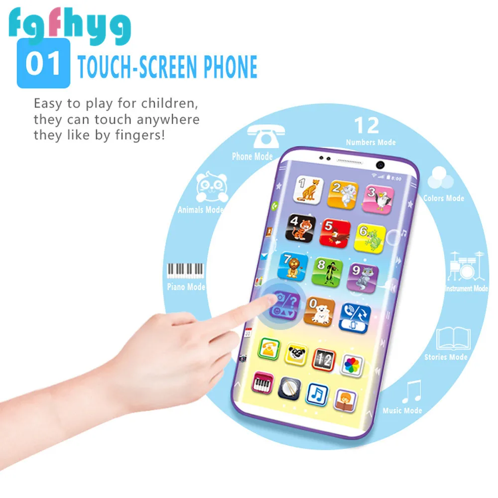 Детские игрушки 2020Top HotKids умный телефон с зарядкой игрушка музыка звук светильник