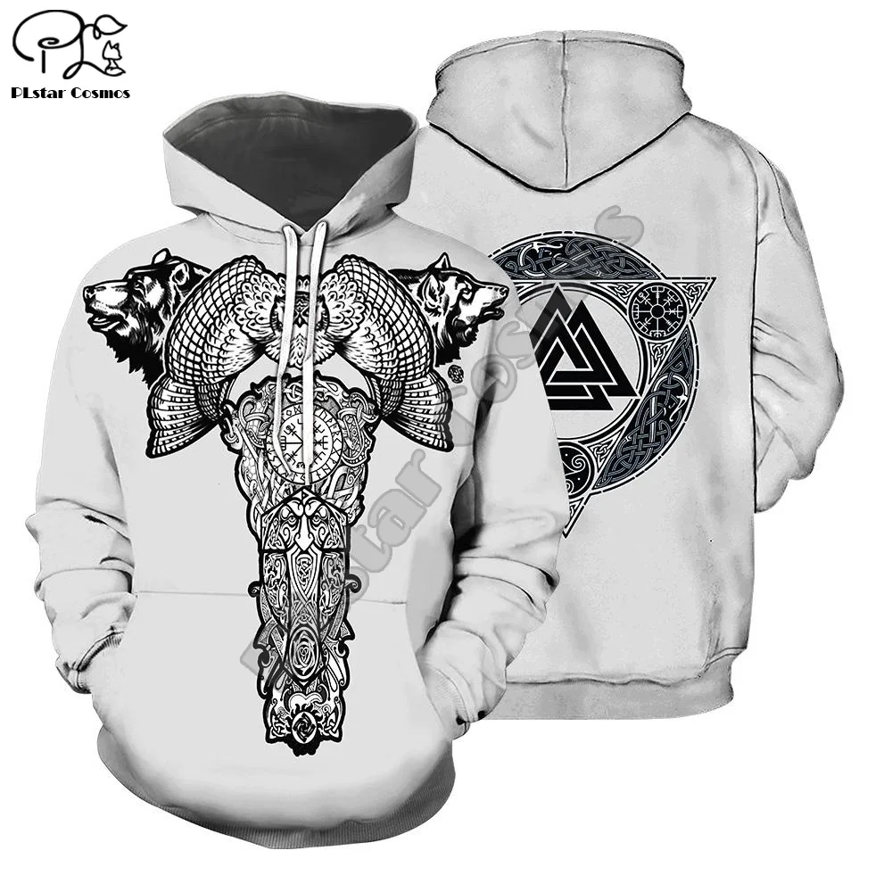 

PLstar Cosmos 3DPrint Newfashion Viking Art Tattoo Harajuku Streetwear Funny Unisex Men/Women Amazing Hoodies/Zip/Swearshit B16