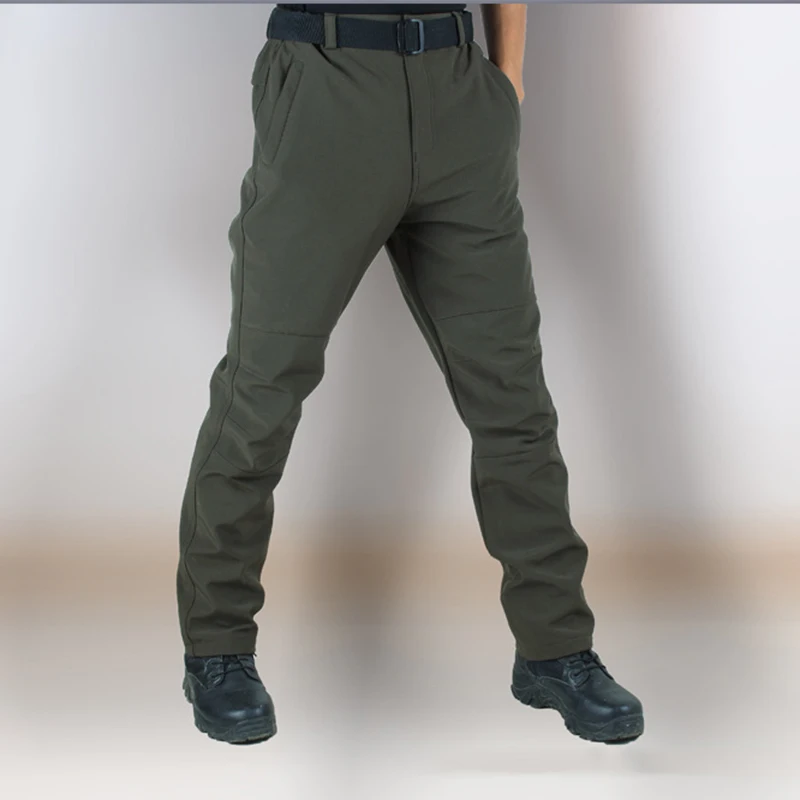 Мужские брюки для кемпинга водонепроницаемые уличные походные флисовые мужская