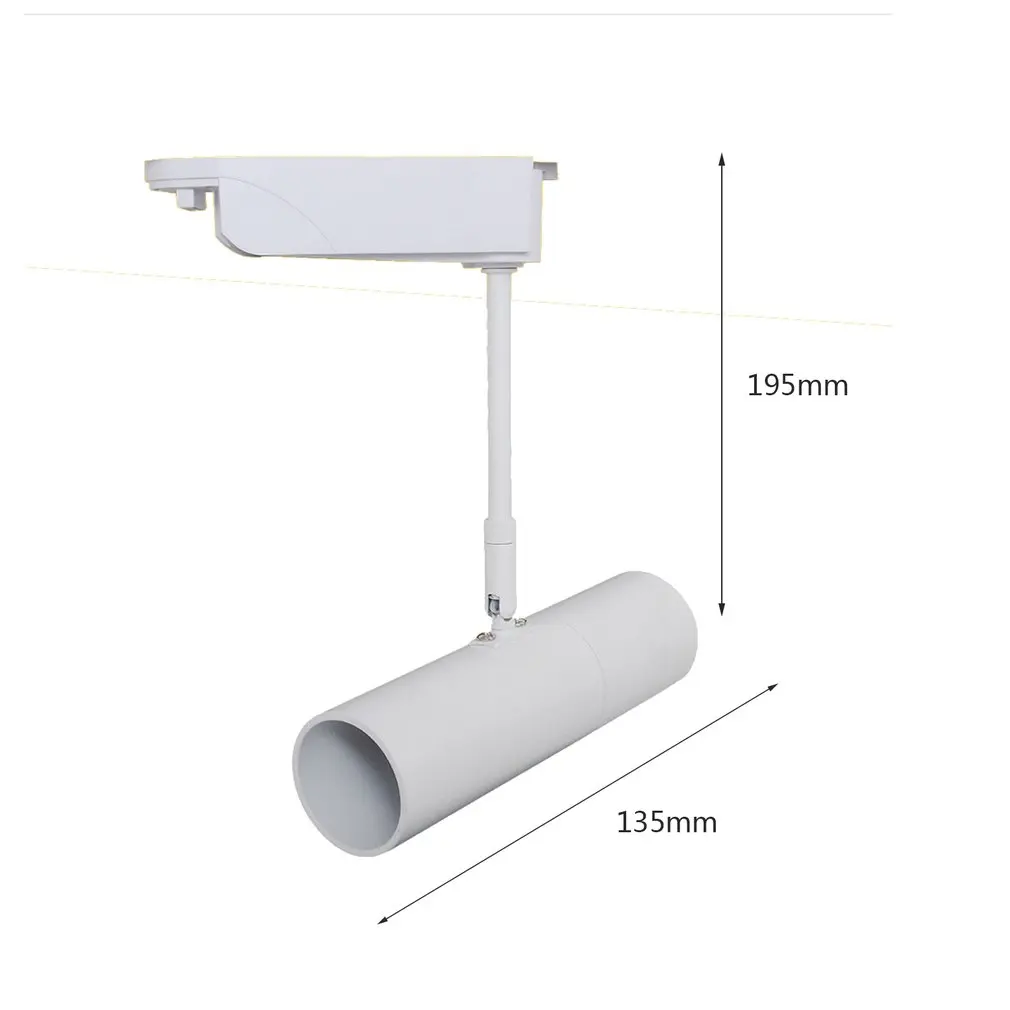 

Long Level Energy Saving Wall Mounted Lamp Cob Track Light Decorative Led spotlight For Paintings Window Display