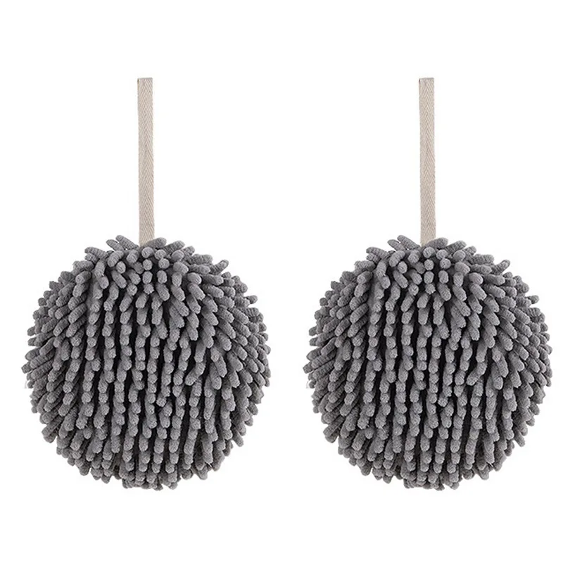 

Chenille Material Handball Absorbent Towel Innovative Household Kitchen And Bathroom Hanging