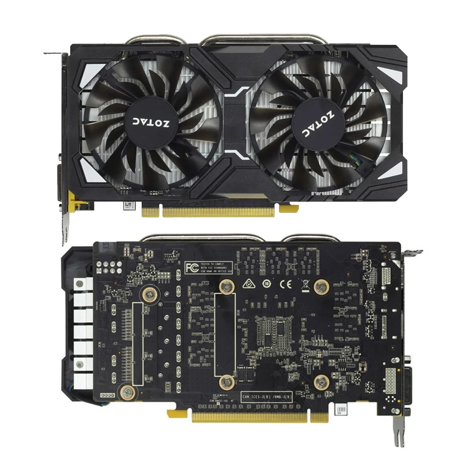 Видеокарта ZOTAC NVIDIA GeForce GTX1060 3 ГБ графический процессор GPU GTX 1060 GDDR5 бит видеокарта