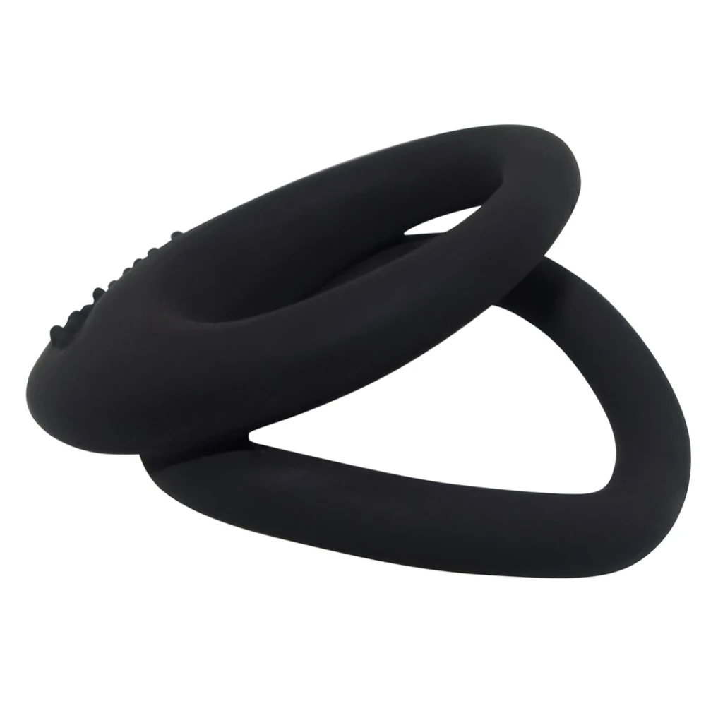 Силиконовое кольцо для пениса с двойным петухом время задержки презерватив