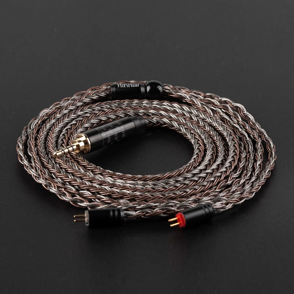 AK Hifihear 16 Core посеребренный кабель 2,5/3,5/4,4 мм балансный для обновления кабеля с MMCX/2Pin для ZS10 PRO AS16 AS12