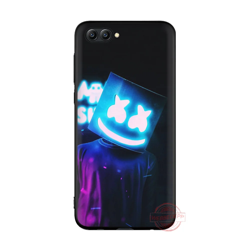 WEBBEDEPP Marshmello дот DJ один чехол для телефона из ТПУ с принтом Honor 6A 7A 2 ГБ/3 ГБ Pro 7C 7X 8X 8C 9