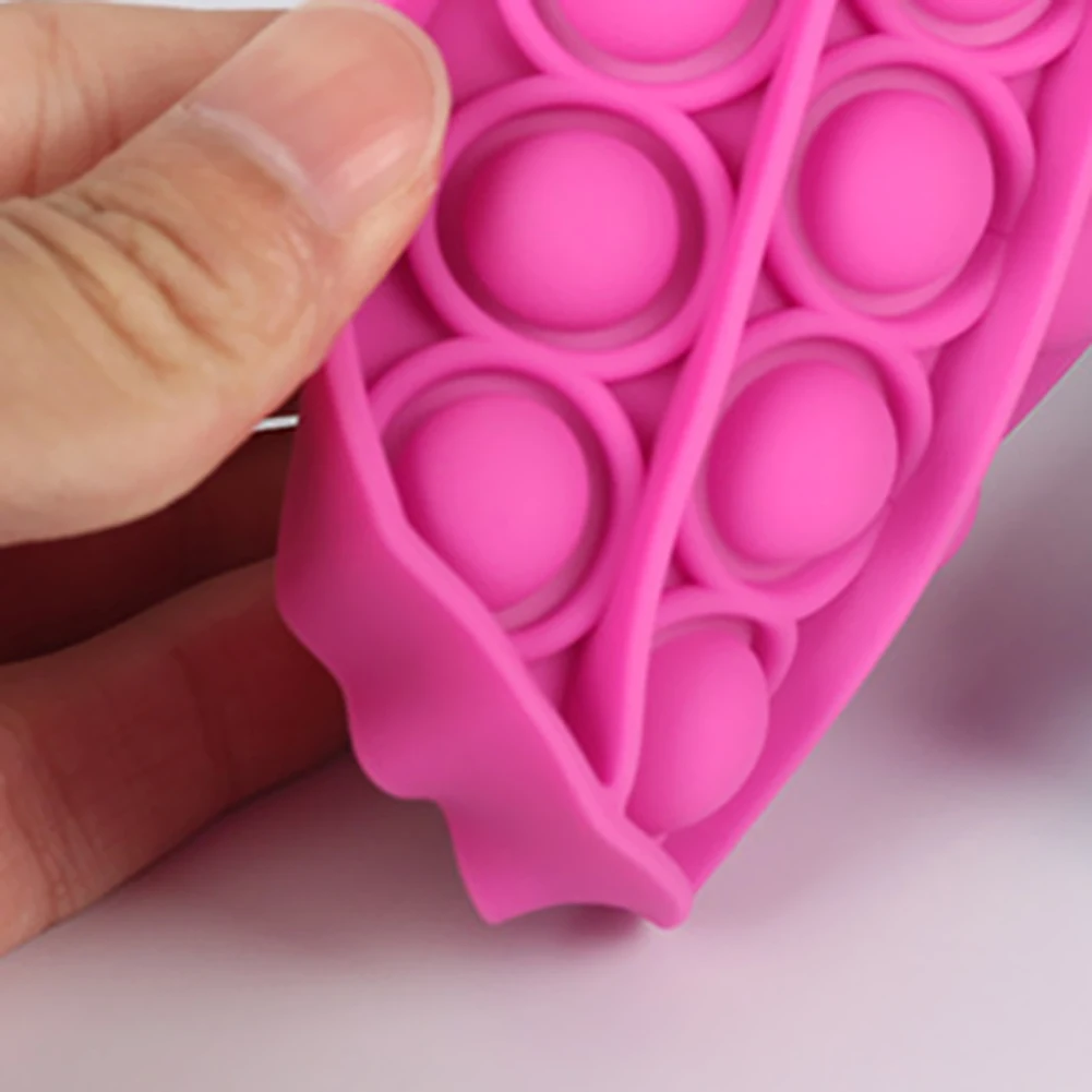 

Push Bubble Fidget Toys Autism Special Needs Stress Reliever Helps Relieve Stress and Increase Focus Soft Squeeze Toy New